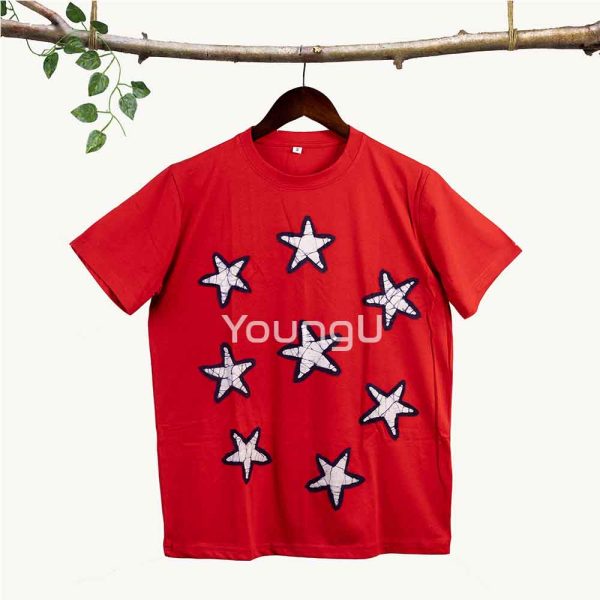 Cotton Hndcrafted Batik A Sky Full Of Star T-Shirt