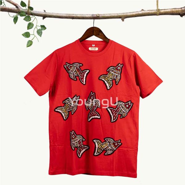 Cotton Hndcrafted Batik Smelly Fish T-Shirt